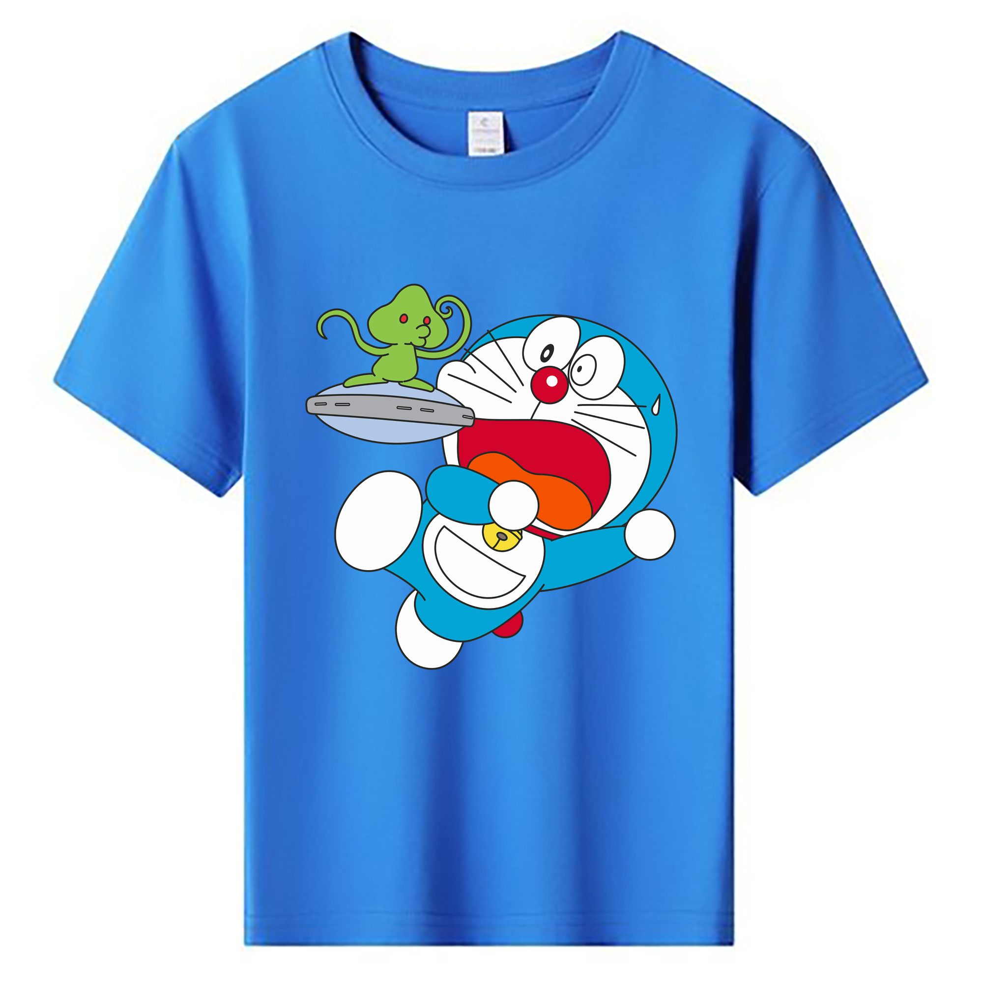（画像用） ドラえもん Doraemon 綿100％キッズTシャツ（フロントプリント）